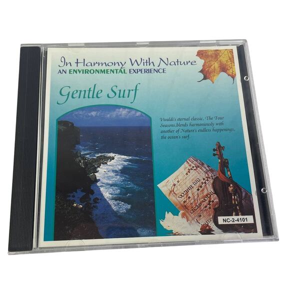 Vintage 1994 In Harmony With Nature Gentle Surf Vivaldi Seasons Music Audio CD - Picture 1 of 3